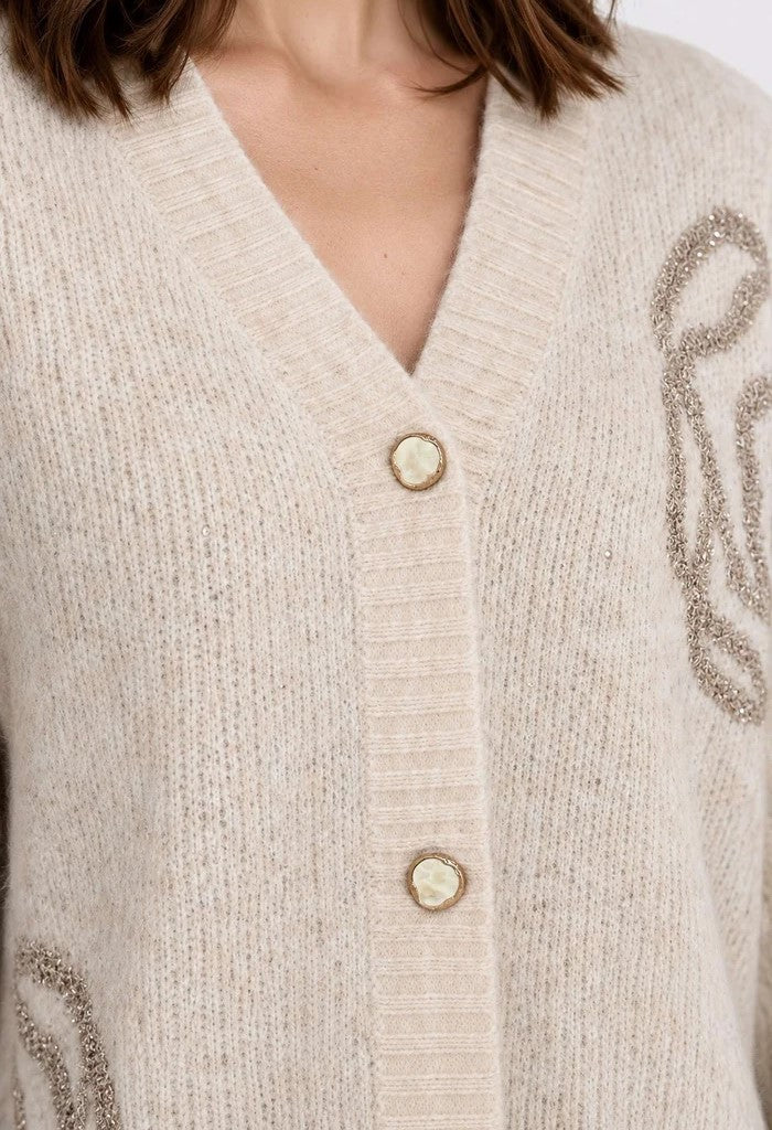 EUFLAMIA A26PCA9505ABUN0000 - CARDIGAN - KOCCA
